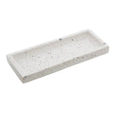 Bandeja Retangular Terrazo de Marmore 25cm - Ela Decora