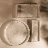 Bandeja Retangular Terrazo de Marmore 25cm - Ela Decora