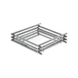 Bandeja Wire Com Espelho Prata Cromado - 10 cm - Ela Decora