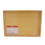 Bandeja Retangular de Bambu 39cm