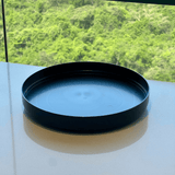 Organizador Giratório Lume Plástico Preto 25,5cm