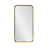 Bandeja Espelhada Retangular Dourada 40cm