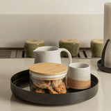 Organizador Giratório Lume Plástico Preto 25,5cm