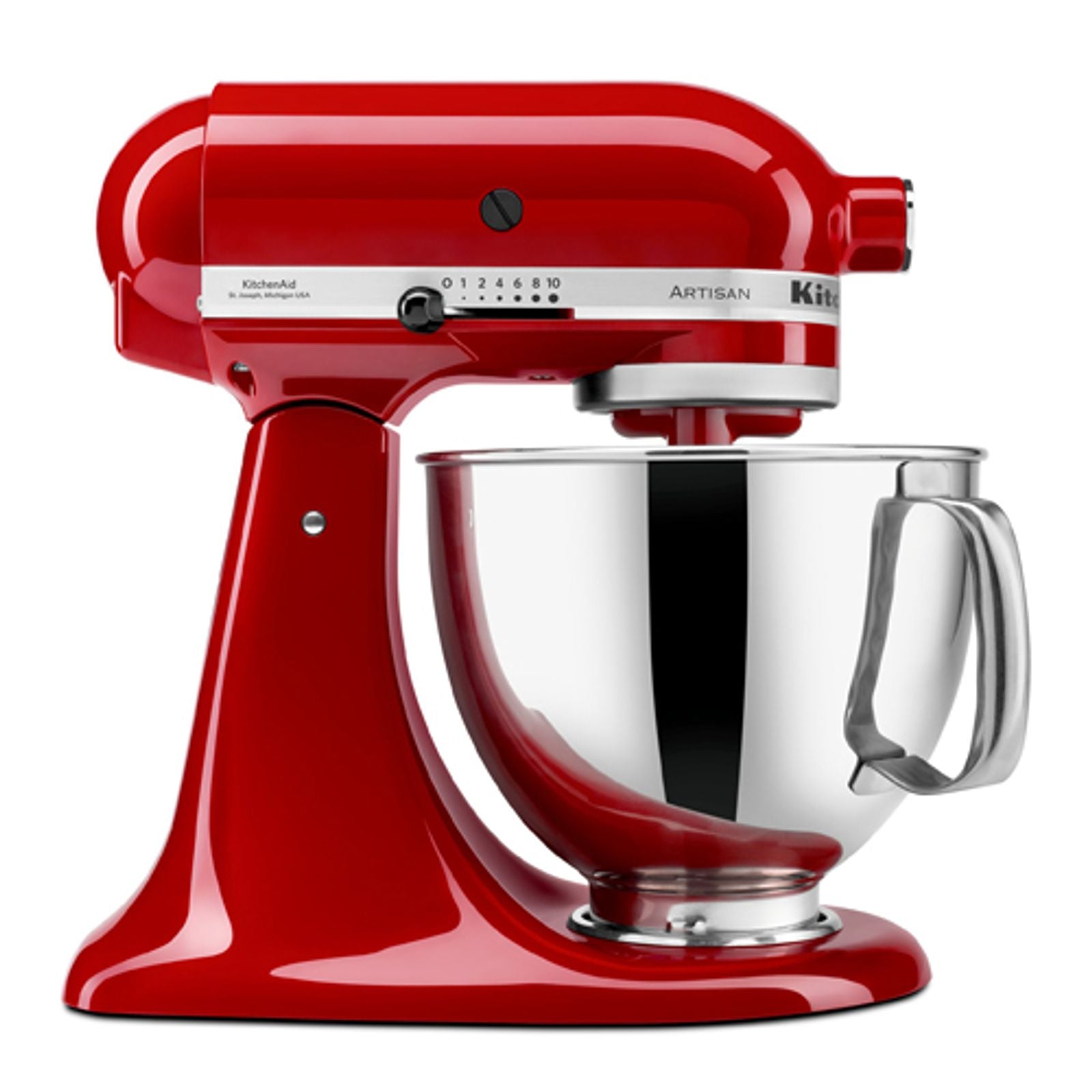 Batedeira Stand Mixer Artisan KitchenAid Vermelho 127v - Ela Decora