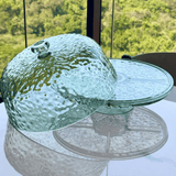 Boleira em Acrílico com Detalhe em Textura Verde