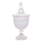 Bomboniere de Cristal De Chumbo Brandon Rainbow 24,5cm - Ela Decora