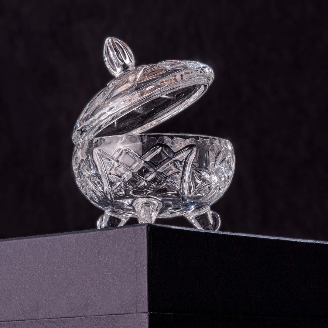 Bomboniere de Cristal Prima 13cm - Ela Decora