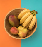 Bowl De Bambu Circular Fundo 28cm - Ela Decora