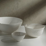 Bowl de Porcelana New Bone Branco - 12,5 x 6,5 cm - Ela Decora