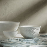 Bowl de Porcelana New Bone Branco - 12,5 x 6,5 cm - Ela Decora