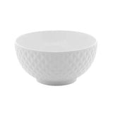 Bowl de Porcelana New Bone Diamond Branco 15cm - Ela Decora