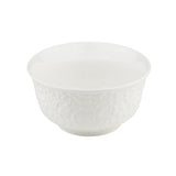 Bowl De Porcelana New Bone Flowers Branco 12,5 x 6,5 cm - Ela Decora