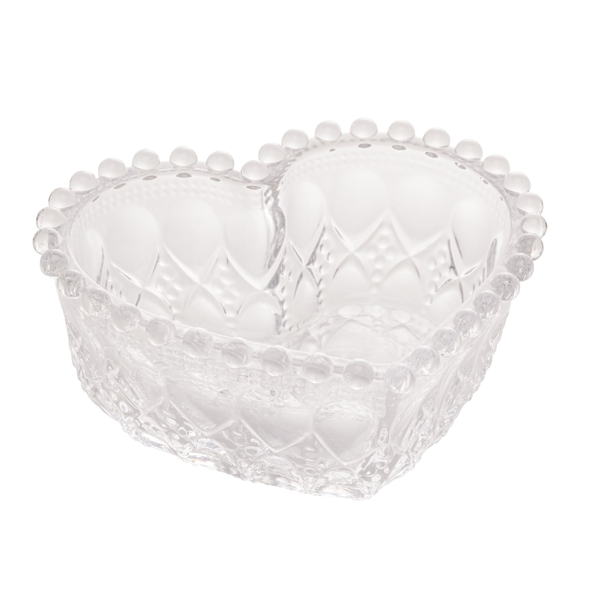 Bowl de Vidro Coração Balls 13,5cm - Ela Decora