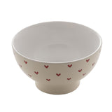 Bowl em Cerâmica Coração Branco 13cm - Ela Decora