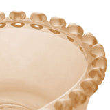 Bowl em Formato de Coração Âmbar Metalizado 13,5cm - Ela Decora