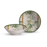 Bowl Estampa de Bambu em Cerâmica 16cm - Ela Decora