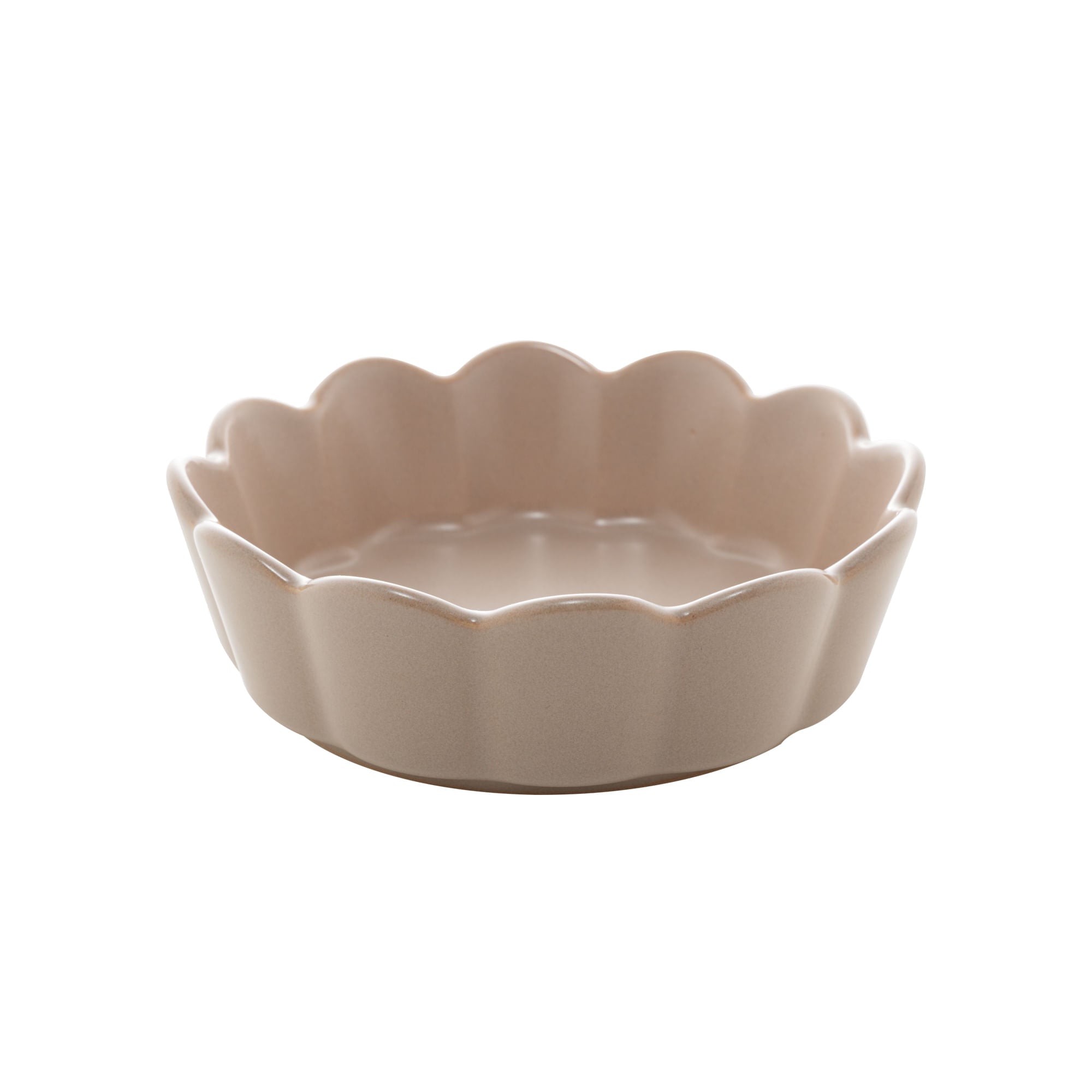 Bowl Flor Porcelana Nordica Cinza Matt - 15 cm - Ela Decora
