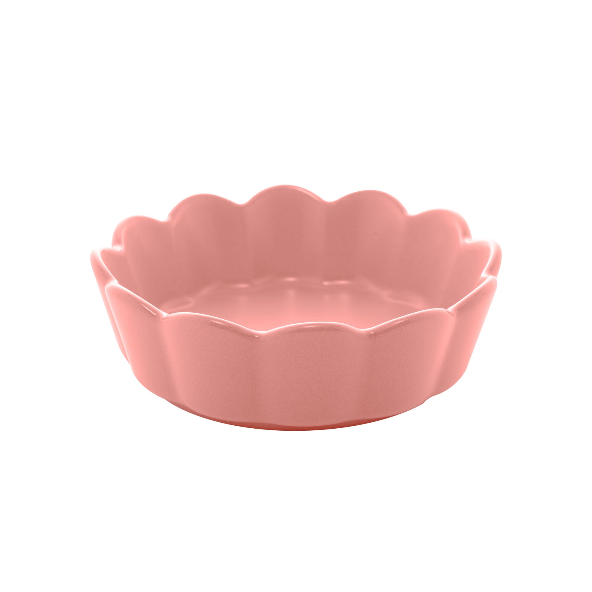 Bowl Flor Porcelana Nordica Rosa Matt - 15 cm - Ela Decora