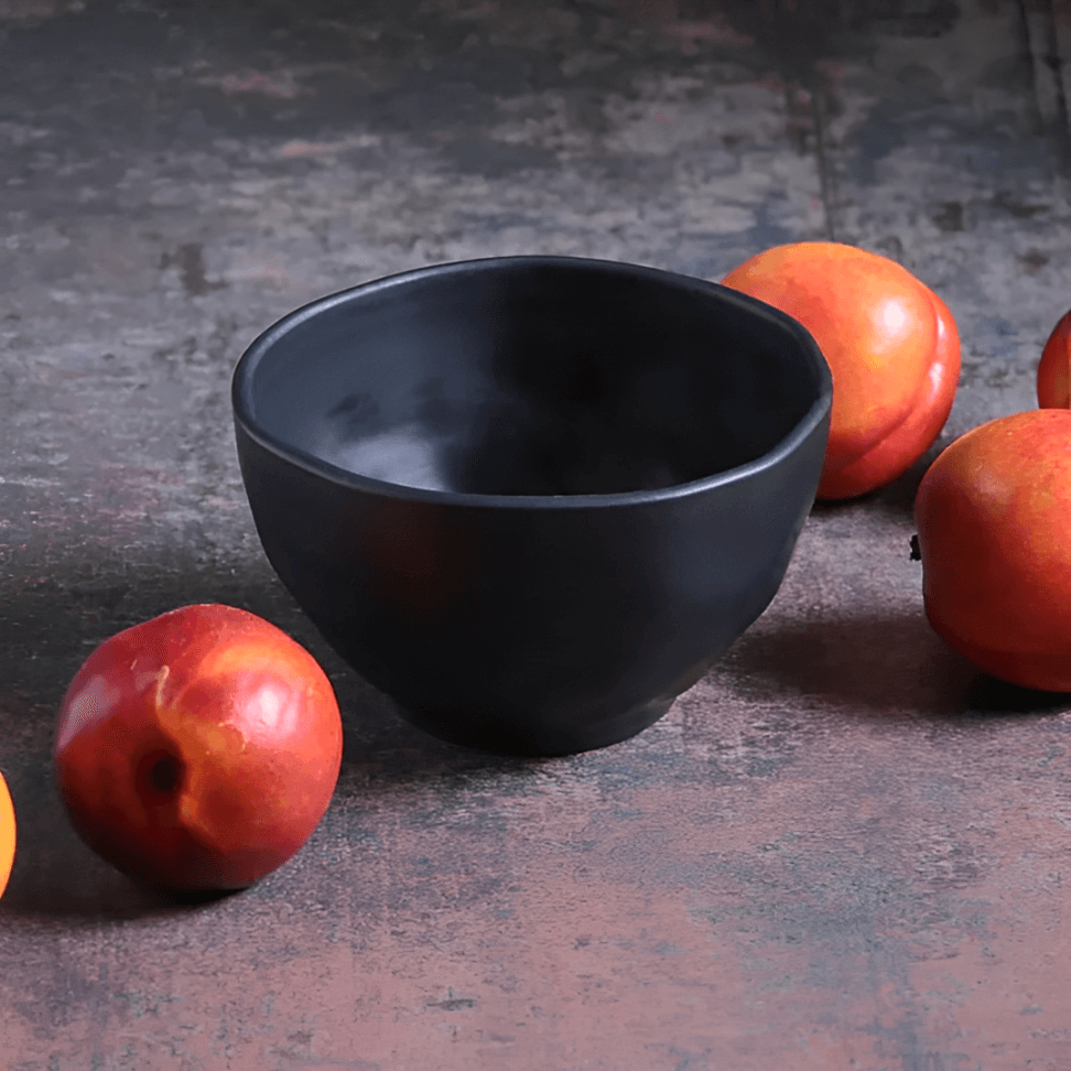 Bowl Orgânico Matte Preto 558ml - Ela Decora