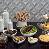 Bowl Petisqueira Porcelana Coração - 19 cm - Ela Decora