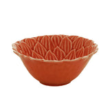 Bowl Porcelana Daisy Flor Coral - 14 cm - Ela Decora
