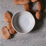 Bowl Ramequim Cerâmica Orgânico Latte 9cm - Ela Decora