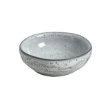 Bowl Echo branco com detalhes em tons acinzentados vista frontal