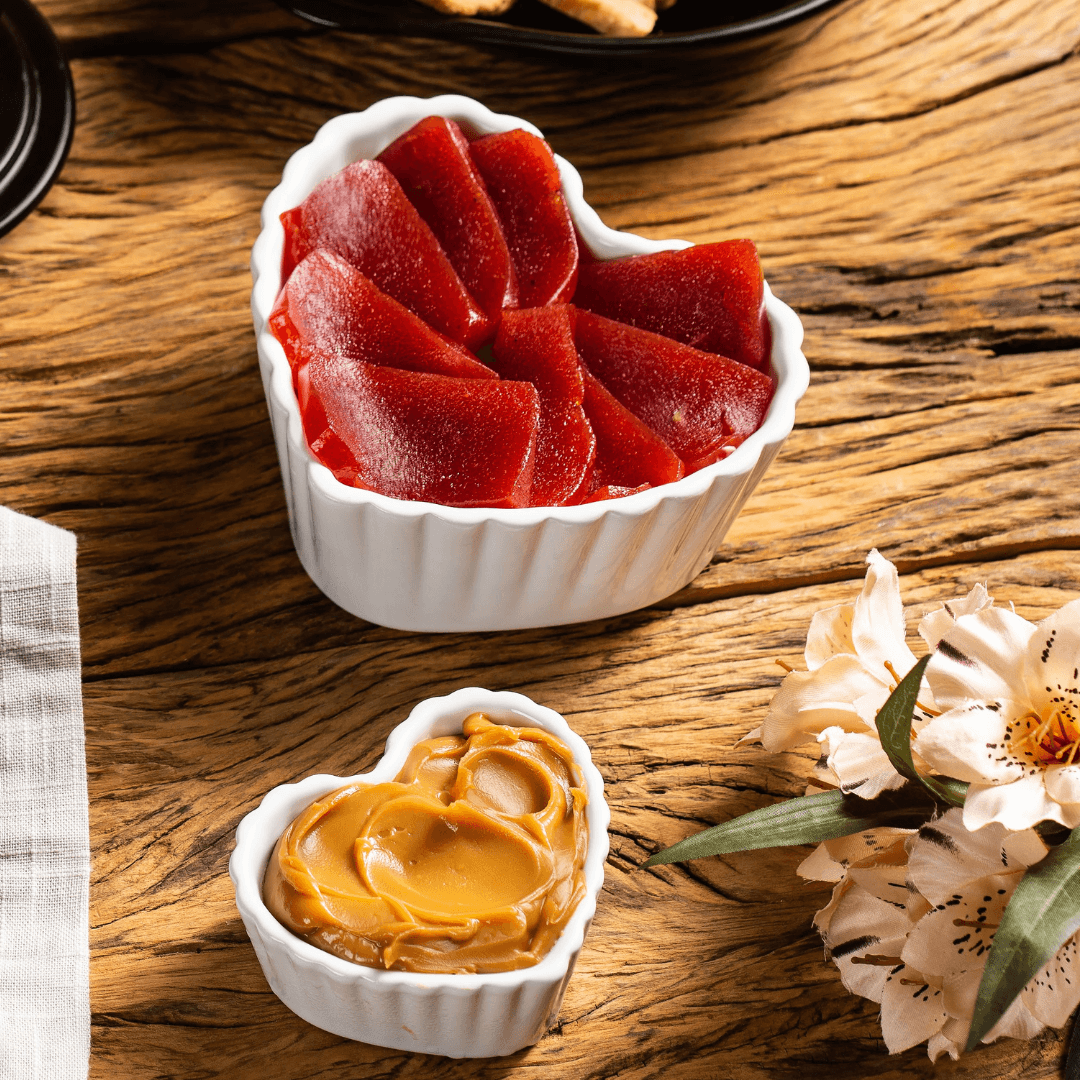 Bowl Ramequin Coração 11cm Branco - Ela Decora