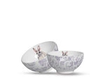 Bowl Sweet Easter Páscoa Coelho Branco e Roxo 430ml - Ela Decora