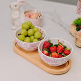 Bowl Sweet Easter Páscoa Coelho Branco e Roxo 430ml - Ela Decora