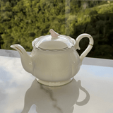 Bule de Porcelana Birds Branco 1 Litro - Ela Decora