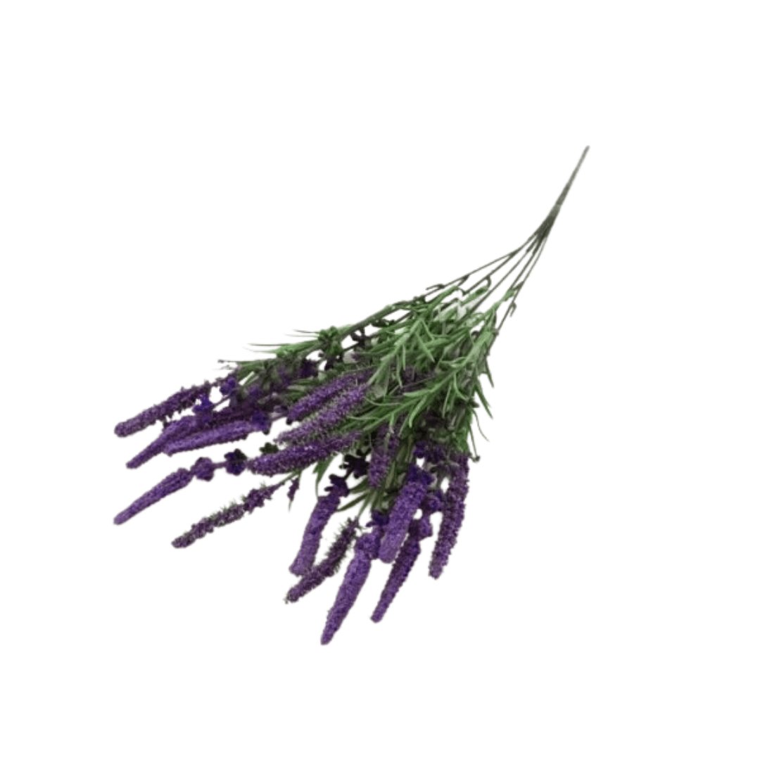 Buquê de Flores Lavanda Roxo 43cm - Ela Decora
