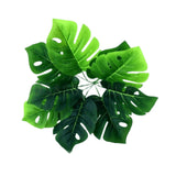 Buquê de Folhas Costela de Adão Verde 32cm - Ela Decora