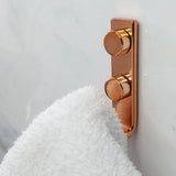 Cabide Suporte Multiuso Para Toalha de Parede Rose Gold - Ela Decora