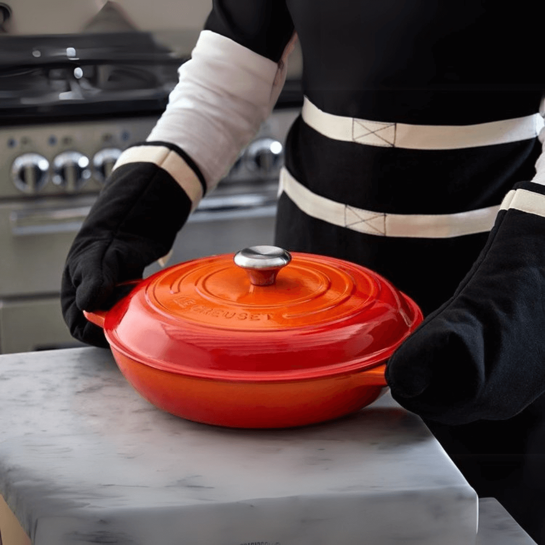 Caçarola Buffet Signature Laranja 30cm Le Creuset - Ela Decora