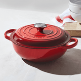 Caçarola Buffet Signature Vermelha 30cm Le Creuset - Ela Decora