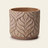 Cachepot em Cimento Marrom 14cm x 13cm - Ela Decora