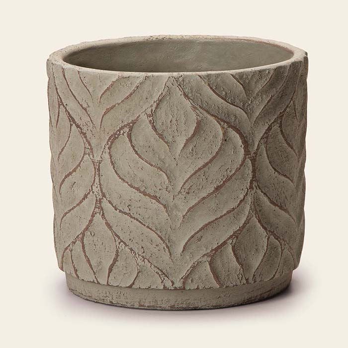 Cachepot em Cimento Verde 17cm x 15cm - Ela Decora