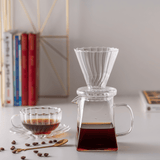 Cafeteira e Filtro de Vidro Borossilicato 500ml - Ela Decora