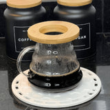 Cafeteira e Filtro de Vidro Borossilicato 500ml - Ela Decora