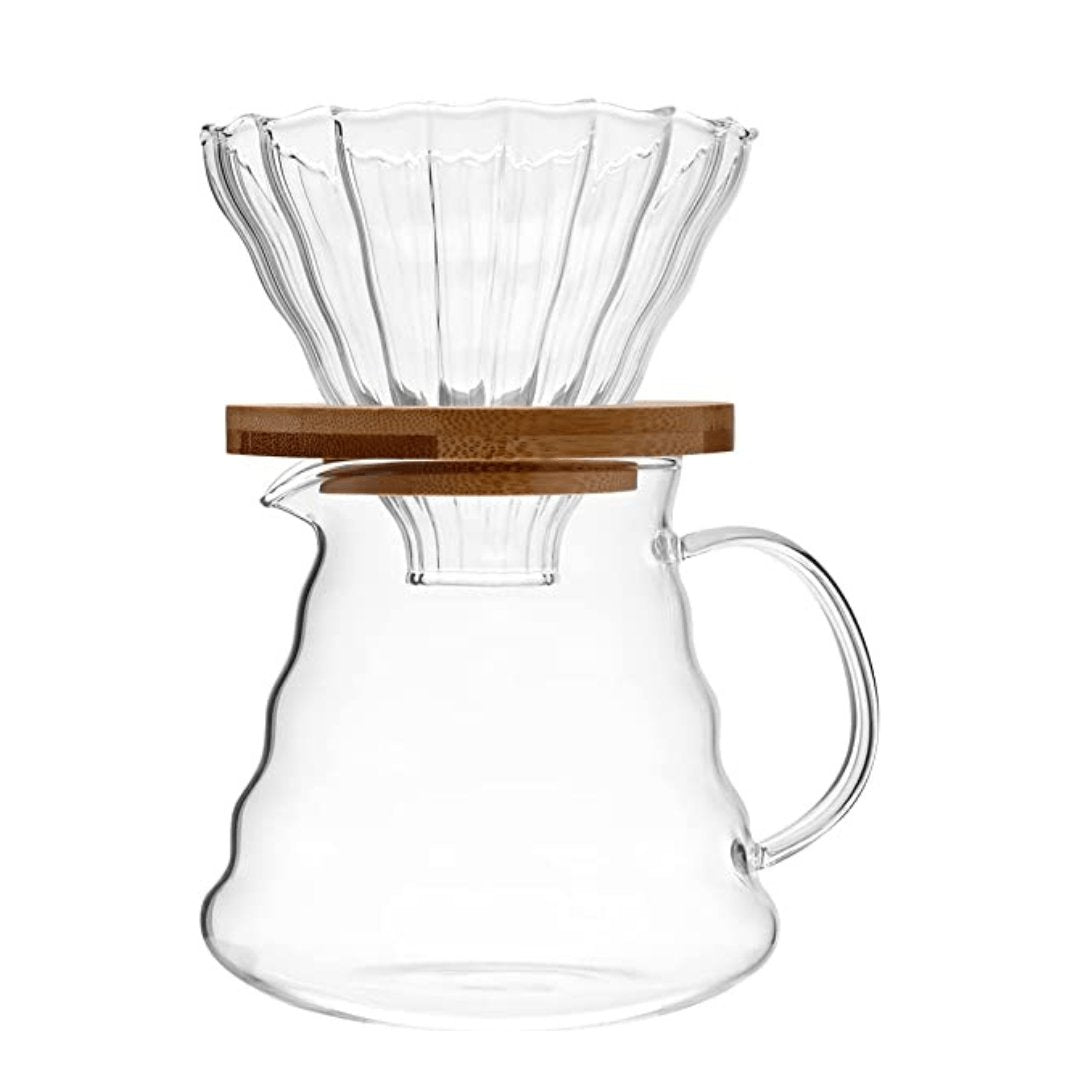 Cafeteira e Filtro de Vidro Borossilicato 500ml - Ela Decora