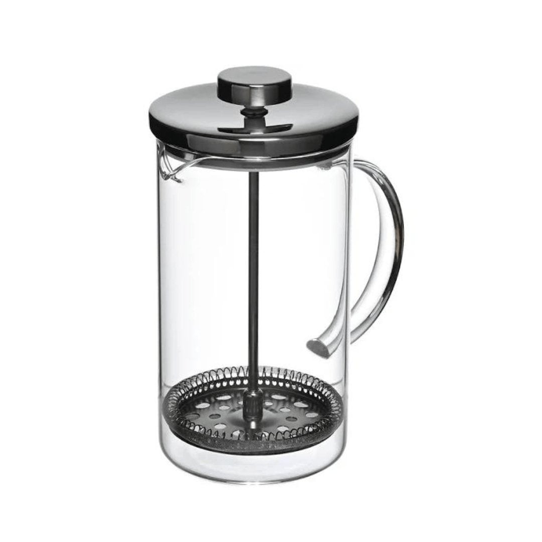 Cafeteira Francesa de Vidro Borossilicato com Tampa em Inox 600ml - Ela Decora