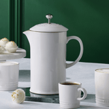 Cafeteira Prensa Francesa Branca 1 Litro Le Creuset - Ela Decora