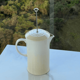 Cafeteira Prensa Francesa Meringue 1 Litro Le Creuset - Ela Decora