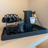 Cafeteira Prensa Francesa Preta 350ml - Ela Decora