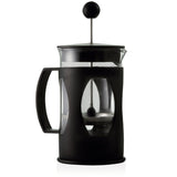 Cafeteira Prensa Francesa Preta 600ml - Ela Decora