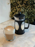 Cafeteira Prensa Francesa Preta 600ml - Ela Decora