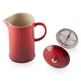 Cafeteira Prensa Francesa Vermelha 1 Litro Le Creuset - Ela Decora