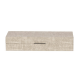 Caixa Decorativa em MDF e PU 33,5cm G - Ela Decora