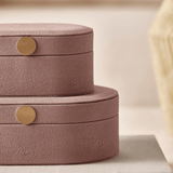 Caixa em MDF com Revestimento em PU 23,5cm - Ela Decora